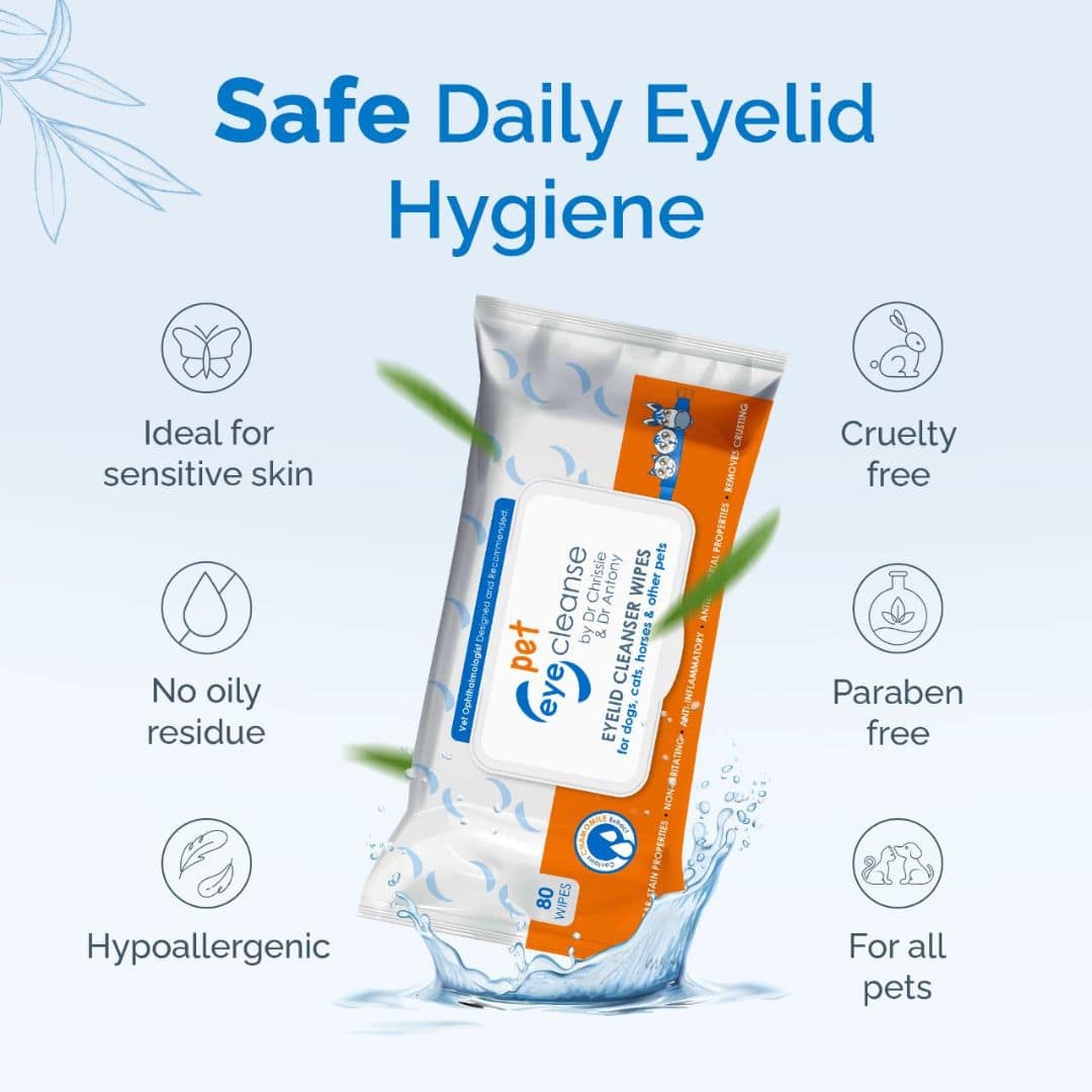 Chrissanthie Eyelid Cleanser Wipes Pet Hero